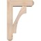 Ekena Millwork Westlake Craftsman Smooth Bracket w/ Offset Brace, Douglas Fir, 5 1/2"W x 16"D x 24"H BKT0604X16X24WTL04SDF - alternate 2